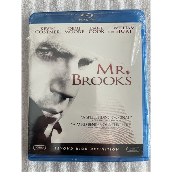Mr. Brooks (Blu-ray) Kevin Costner, Demi Moore OOP - New, Torn Shrinkwrap - Picture 1 of 4